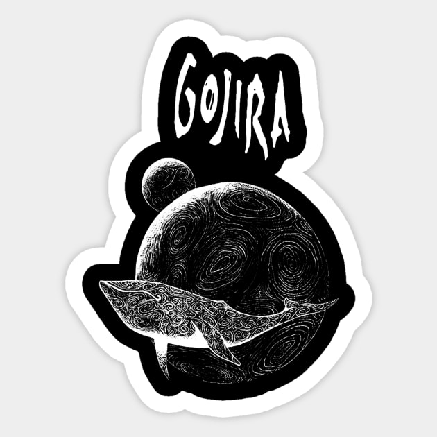 Whale goojira Sticker by Guitar Speak Podcast